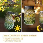 5.5" LED Commercial Light Solar Powered Outdoor Glass Lantern