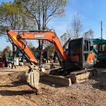 Dx60 Mini Used Doosan Excavators 6ton Secondhand Earth Moving Excavation