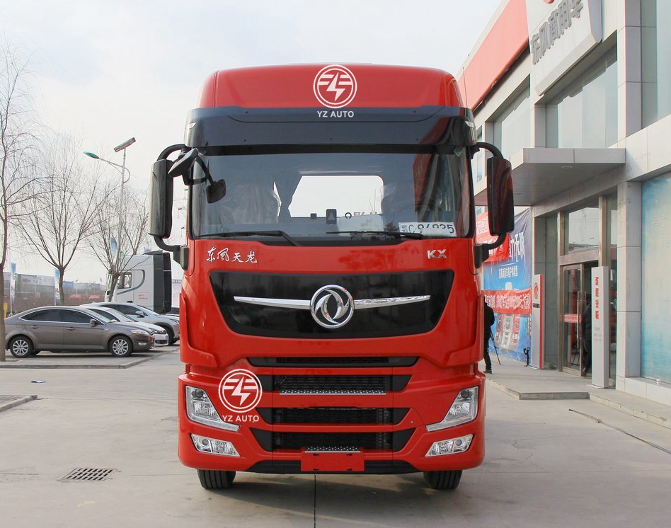 3800 1350mm Wheel Base 6X4 Natural Gas Tractor Trailers For Construction