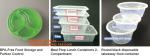 Supermarket display wholesale storage fruit food defrosting plastic tray