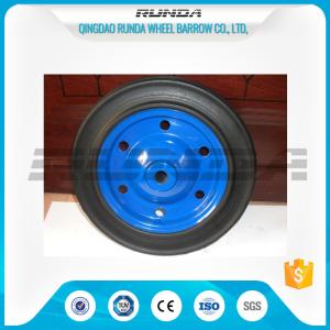 Wholesale Anti Skiddingsolid Rubber Wheelbarrow Wheels 20mm Bearing Hole Easy Installation from china suppliers