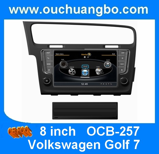 Ouchuangbo audio DVD GPS for VW golf 7 S100 platform with 3G WIFI hot selling