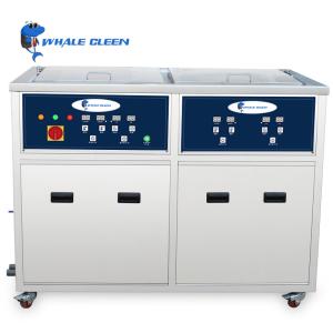 Wholesale Double Tank Stainless Steel Ultrasonic Washer Metal Parts Cleaner 108L Adjustable Heater from china suppliers