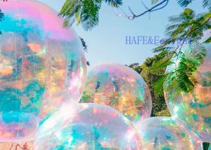 Wholesale PVC Inflatable Reflective Bubble Ball / Rainbow Inflatable Mirror Ball Colorful from china suppliers