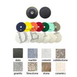 Marble Granite Dry 7 Step Flexible Diamond Polishing Pad 4304 100mm