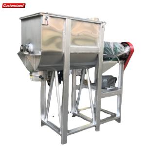 Wholesale Horizontal Animal Feed Crusher Machine Chemicals Processed Commercial Powder Mixer from china suppliers