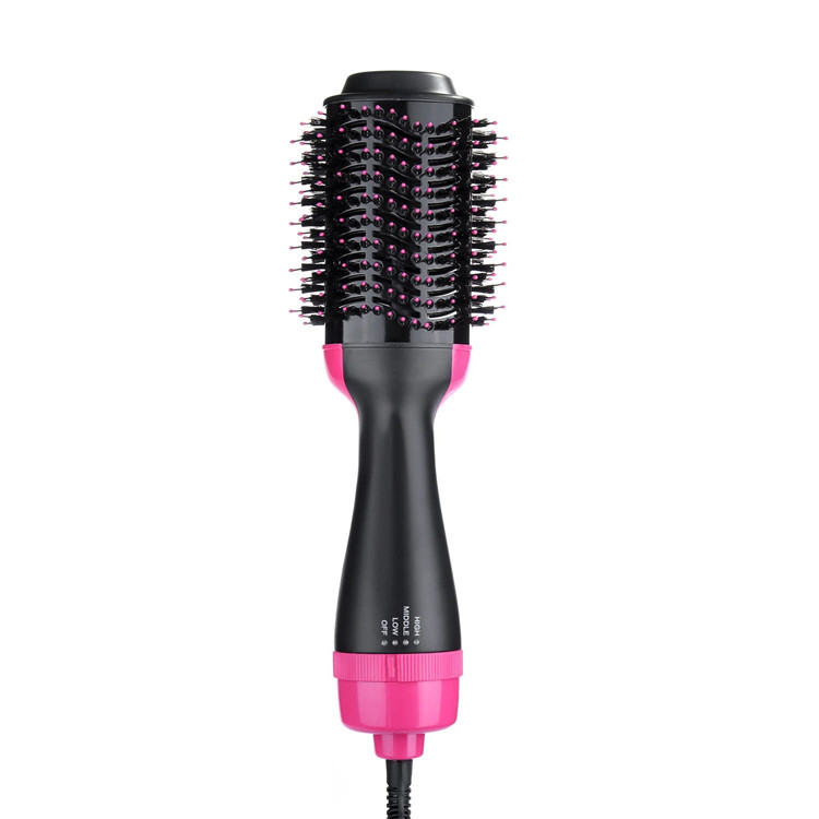 1000W Hot Air Dryer Ionic Hair Brush For Hair Straightening