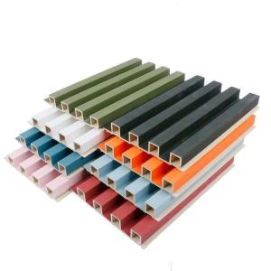 Wholesale Pvc 3D Fluted Decorative Lambrin Wood Composite Interior Fluted Panels Wpc Wall Panel Clading Fire Protection For Customer Require from china suppliers