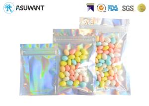 Wholesale Holographic Weed Aluminium Foil Mylar Zipper Bags For Candy from china suppliers