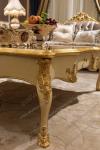 Living room french provincial coffee table / carved coffee table