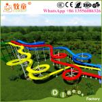 Guangdong Cowboy open closed fiberglass water park slides for sale