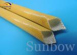 ROHS & Rated,voltage 300V polyurethane fiberglass sleeve (PU fiberglass sleeve)