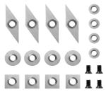 Carbide Inserts Woodturning With Round / Square Radius /Diamond Shape