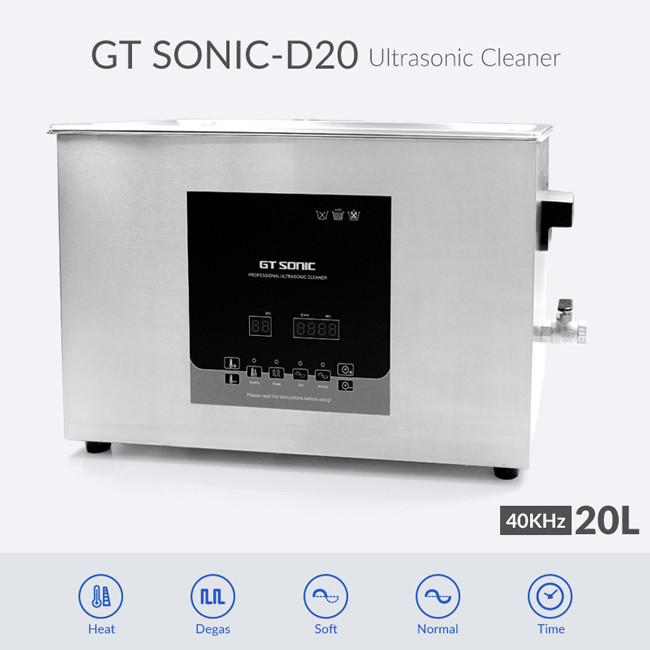High Efficiency Digital Ultrasonic Cleaner 400W User Friendly LED Display