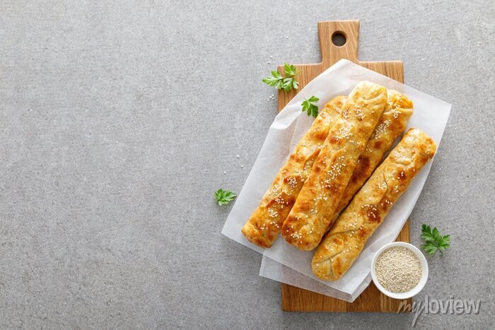 Filled Roll Ups Food Production Lines Rollini Strudel Chinese Meat Pie Production Line