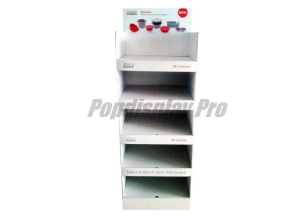 Recyclable Retail Cardboard Pop Displays , Kitchenwares Cardboard Poster Display
