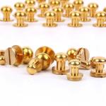 Studs MetalPurse Feet Nailhead Round Flat Head Stud For Purse Handbag Feet Flat