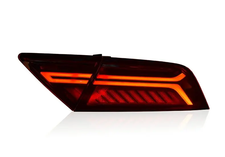 12V Audi A7 Taillight Assemblies Modified With LED Water Steering Rear Tail Lamp A7