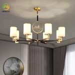 Living Room Study Bedroom LED Chandelier Lighting Dining Room Copper Lighting