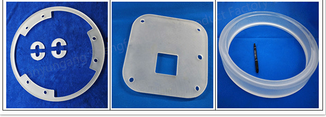 Anti Corrosion Fused Quartz Glass Flange , Clear Uv Grade Fused Silica