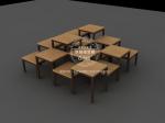 Supermarket Wooden Shop Shelving ISO Certification MDF Boards Material OEM ODM