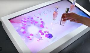Wholesale Shoes / Phone Shop Interactive Showcase Display Cabinet 3D Sensing Technology from china suppliers