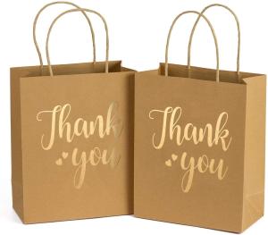 Wholesale 100% Eco Friendly Takeaway Paper Bags Recycled Gift Bags Bulk With Reinforced Handle from china suppliers