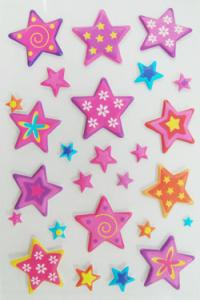 Wholesale Eco Friendly Foam Star Stickers , PVC + PET Self Adhesive Foam Stickers from china suppliers