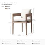 Outdoor Teak Dining Teakwood Patio Table And Chairs Anti Corrosion Anti Cracking