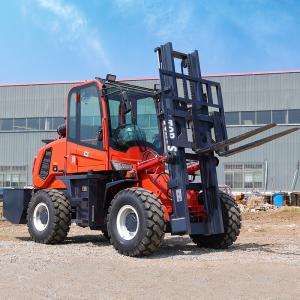 Wholesale 5 Tonne All Terrain Reach Forklift Diesel Powered EURO 5 Certified from china suppliers