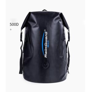 Wholesale 45L Black Heavy Duty Roll Top 500D PVC Waterproof Backpack from china suppliers