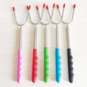 Wholesale 45inch Camping Stainless Steel Houseware Extending Campfire Roasting Sticks from china suppliers