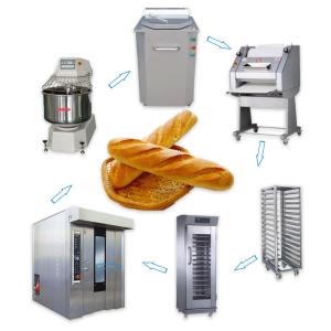 China Full Automatic Bakery Loaf French Baguette Production Line For Bread Baking on sale