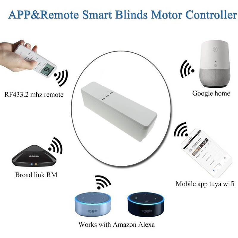 DIY Tracks Tuya Wifi Blind Motor Alexa Google Home Control