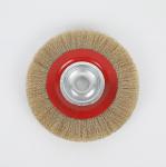 SGS 0.3mm Copper Plated Steel Polishing Roller Brush Yellow Hard Plastic