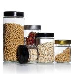 Heat Resistance Round 45ml 5Oz 6Oz 8Oz Hermetic Glass Storage Jar Food Storage