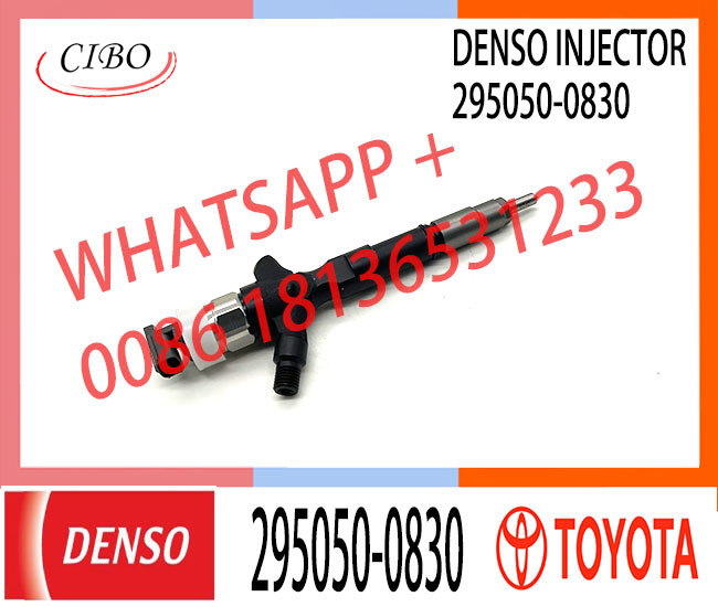 New Diesel Fuel Injector 295050-0830 For Toyota Dyna 1KD-FTV 23670-39395 23670-30390