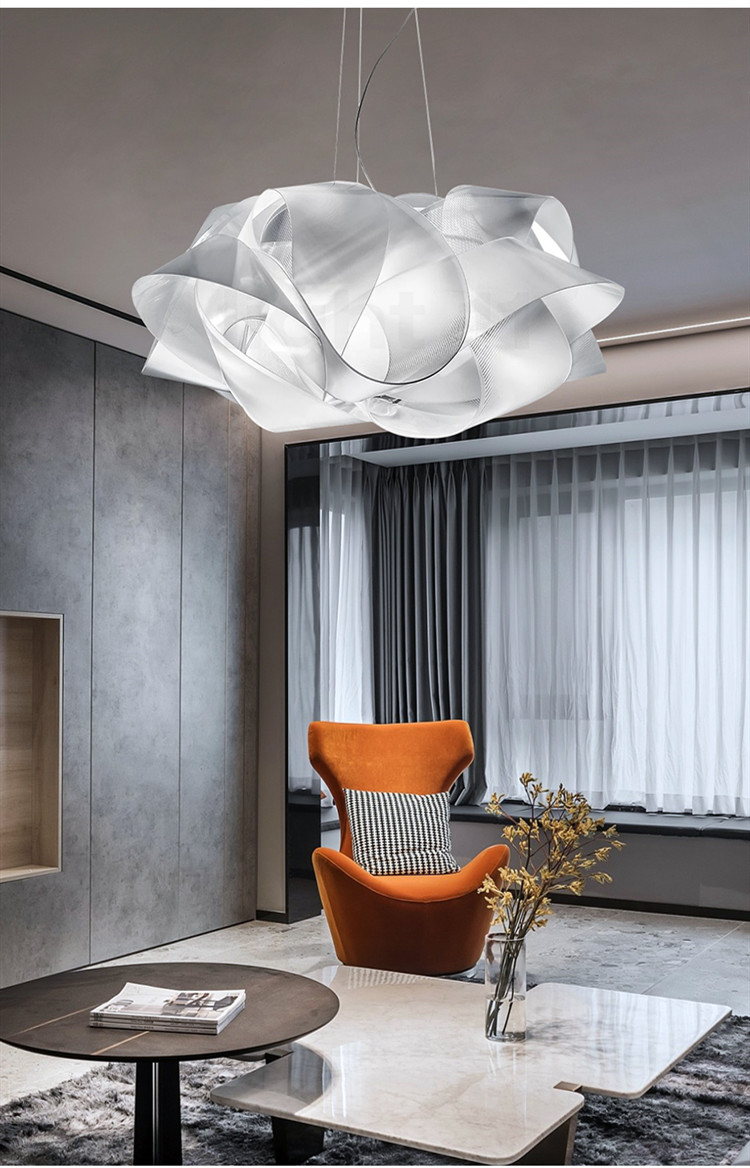 Designer Acrylic Flower Chandelier Living Room Bedroom Bar Slamp Fabula Chandelier(WH-MI-380)