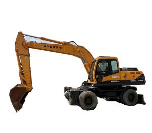 Wholesale Used Hyundai Robex 210W 21 Ton 210W-9 Wheel Excavator from china suppliers