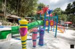 Adventure Park Rain Splash Pad Toys Fiberglass Column Fountain Spray Set