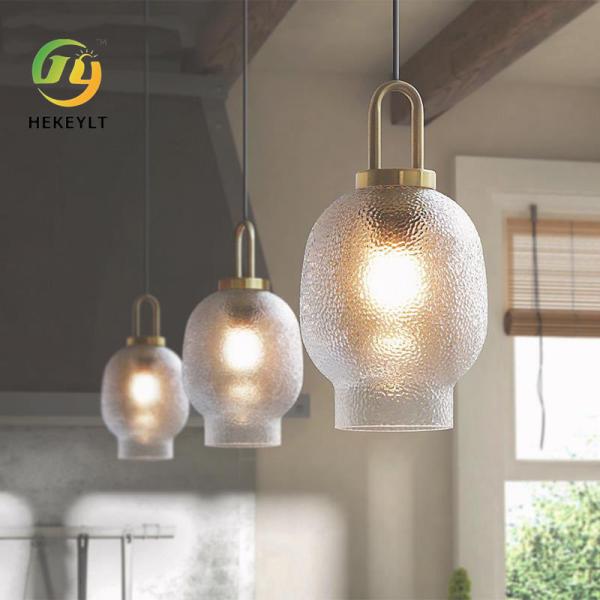 Nordic Simple Luxury Chandelier Light Restaurant Bar Model Room Decorated Glass