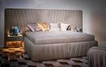 Contemporary Modern Bedroom Furniture Sets Solid Wood Inner Frame Matte Fabric