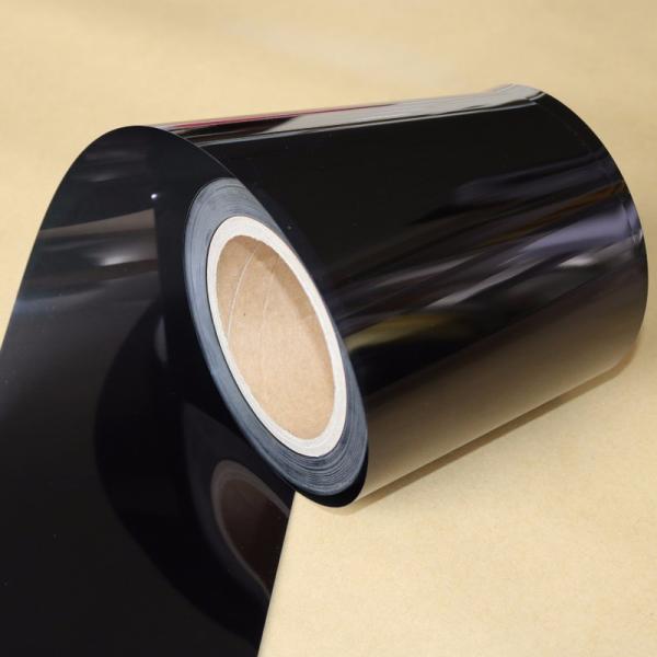 Electrical Insulation Black PET Film For Medical Devices / Producing Adhesive