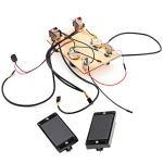 Guitar Active Pickups Humbucker Pickup 9V battery power supply Black
