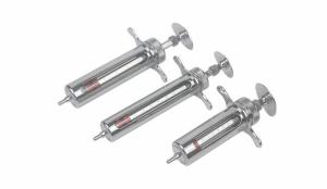 Wholesale Animal Husbandry 40ml Pet Metal Syringe Needle Veterinary Injection Syringe CS-302-40 from china suppliers