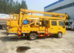 ISUZU 16m Truck Mounted Articulated Aerial Work Platforms High Performance