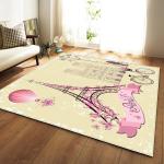 Living room large carpet, bedroom floor mat, scenic, artistic, cute, non slip