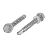 JIS Self Drilling Metal Screws HDG Stainless Steel Self Drilling Screws