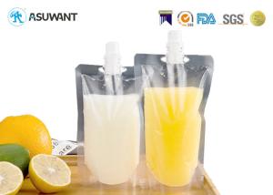Wholesale Reusable Stand Up Plastic Clear Liquid Spout Pouch from china suppliers