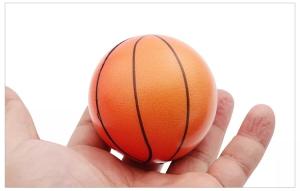 Wholesale Antiwear Mini Basketball PU Foam Ball Odorless Nontoxic For Stress Releasing from china suppliers